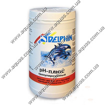 Химия для бассейнов DELPHIN pH-plus (1кг)